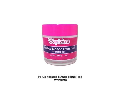 WAPIZIMA POLVO ACRILICO BLANCO FRENCH 1OZ - 2