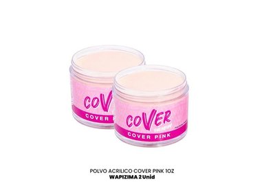 WAPIZIMA POLVO ACRILICO COVER PINK 1OZ 2 UNID - 2