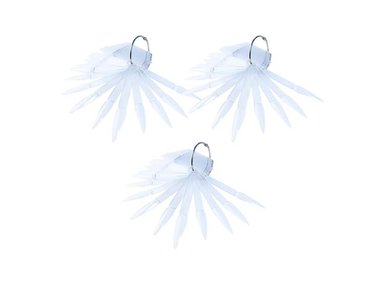 MYSTYLE LLAVERO STILETTO TRANSPARENTE 3 UNID