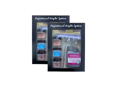 MYSTYLE KIT PRINCIPIANTE DE ACRILICO 2 UNID