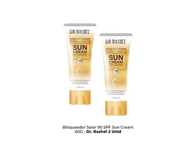 2 UND BLOQUEADOR SOLAR 90 SPF SUN CREAM  DR RASHEL - 2