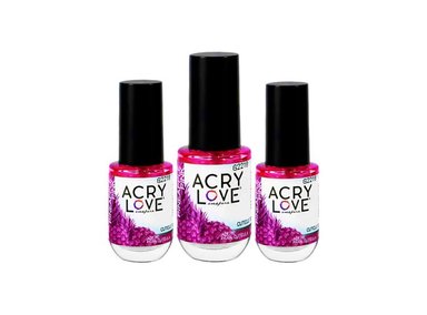 ACEITE PARA CUTÍCULA 14ML PINEAPLE PINK - ACRYLOVE 3 UNID