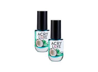 ACEITE PARA CUTÍCULA 14ML COCO VERDE - ACRYLOVE 2 UNID