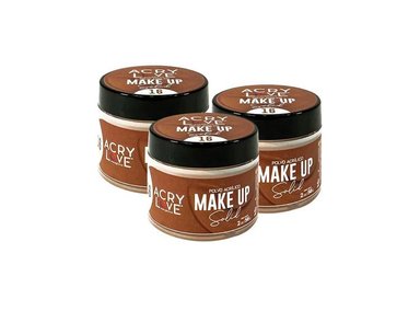 POLVOS ACRÍLICOS MAKE UP #16 56G 3UNI
