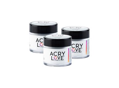 POLVOS ACRÍLICOS ACRYLOVE SNOW WHITE 56G 3UNI