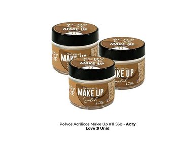 POLVOS ACRÍLICOS MAKE UP #11 - 56G 3UNI - 2