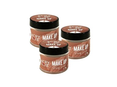 POLVOS ACRILICOS MAKE UP #4 - 56G 3UNI