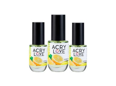 ACEITE PARA CUTÍCULA 14ML YELLOW LEMON - ACRYLOVE 3 UNID