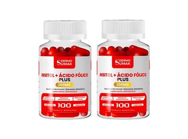 INOSITOL + ACIDO FOLICO 100 CAPSULAS DERMO SUMAK 2 UND