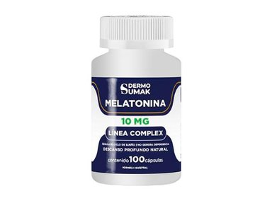 MELATONINA COMPLEX 10MG 100 CAPSULAS DERMO SUMAK