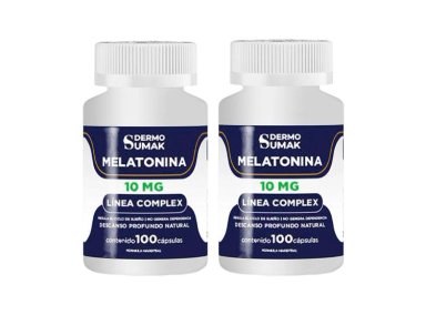 MELATONINA COMPLEX 10MG 100 CAPSULAS DERMO SUMAK 2 UND