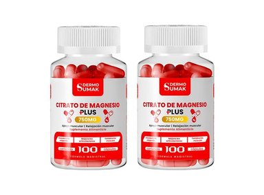 CITRATO DE MAGNESIO 100 CAPSULAS DERMO SUMAK 2 UND