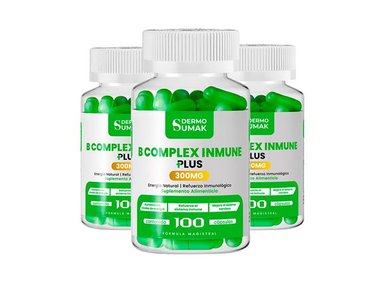 B COMPLEX INMUNE 100 CAPSULAS DERMO SUMAK 3 UND