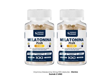 MELATONINA PLUS 10MG 100 CAPSULAS DERMO SUMAK 2 UND