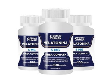 MELATONINA COMPLEX 5MG 100 CAPSULAS DERMO SUMAK 3UND