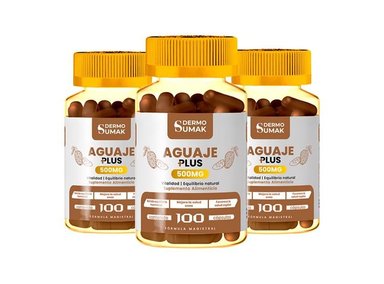 AGUAJE PLUS 100 CAPSULAS DERMO SUMAK 3 UND
