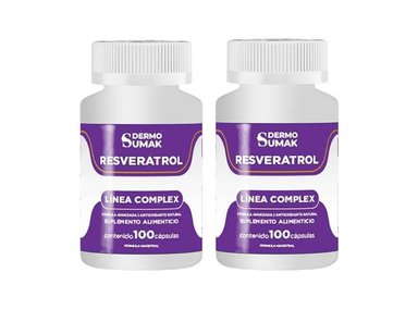 RESVERATROL FORMULA NATURAL 100 CAPSULAS DERMO SUMAK 2 UND