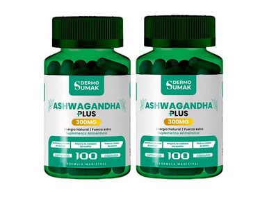 ASHWAGANDHA PLUS 100 CAPSULAS DERMO SUMAK 2 UND