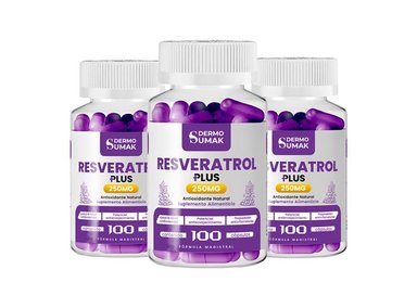 RESVERATROL PLUS 250MG DERMO SUMAK 3 UND