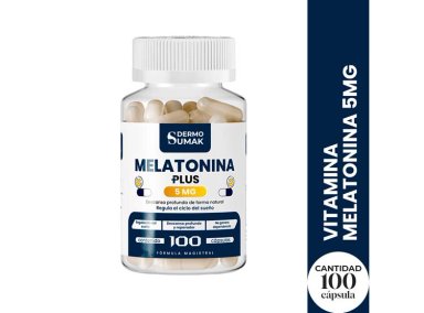 MELATONINA PLUS  5MG 100 CAPSULAS DERMO SUMAK