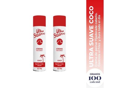GEL FIJADOR DE CABELLO AZUL 160G ULTRA SUAVE VENA 2 UND - 2
