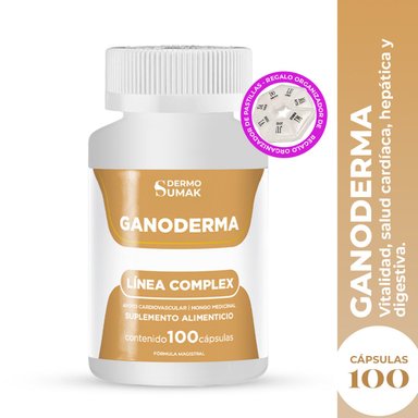 GANODERMA COMPLEX 400 MG 100 CAP - DERMO SUMAK + PASTILLERO