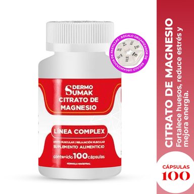 CITRATO COMPLEX 400MG - 100 CAP - DERMO SUMAK + PASTILLERO