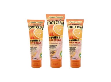 CREMA PARA PIES DE NARANJA 120ML FRUIT OF THE WOKALI 3 UND