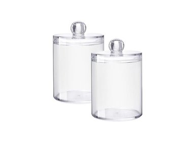 PORTA HISOPOS TRANSPARENTE 2 UND