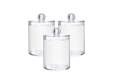 PORTA HISOPOS TRANSPARENTE 3 UND