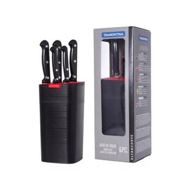 JUEGO CUCHILLOS TRAMONTINA ACERO INOXIDABLE MULTICOLOR 5PZ