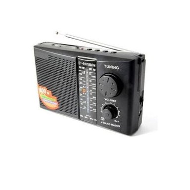 RADIO PORTATIL AM FM RETRO VINTAGE PARLANTE BLUETOOTH MP3 RECARGABLE - 1