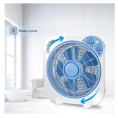 VENTILADOR DE MESA AMV GRIS 45 WATTS TECNOLOGIA AMERICANA 12" - 2