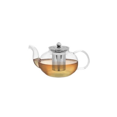 TETERA TRAMONTINA ACERO INOX BLANCO TRANSPARENTE 1L VIDRIO - 3