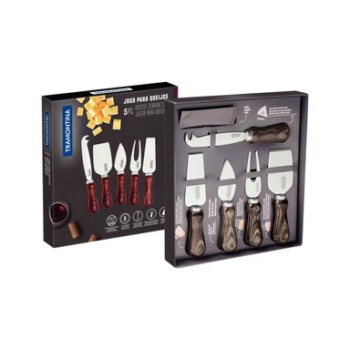 JUEGO PARA QUESO TRAMONTINA HARMONIZA DE 5 PZ PROFESIONAL
