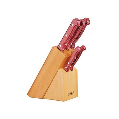 JUEGO CUCHILLOS TRAMONTINA ACERO INOXIDBLE 5 PIEZAS