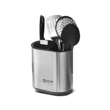 PORTA UTENSILIOS DE COCINA CUCHILLOS FACUSA  DE ACERO