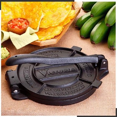 PRENSA PARA TORTILLAS VICTORIA 6.5' DE HIERRO FUNDIDO - 2