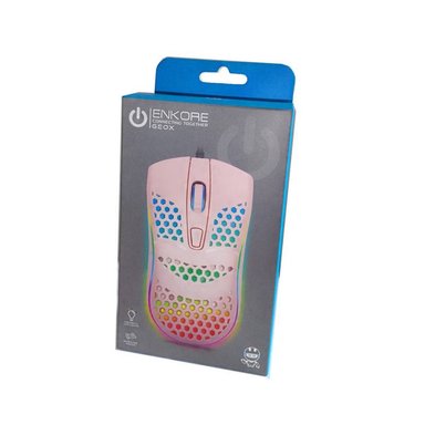 MOUSE GAMER ENKORE EKM121 ROSADO USB LED 1600 DPI GEOX - 4