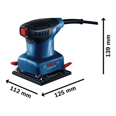 LIJADORA BOSCH GSS 140 220 WATTS ORBITAL 1/4 PLIEGO - 4