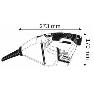 ASPIRADORA BOSCH POLVO INALÁMBRICA GAS 12V-LI - 5
