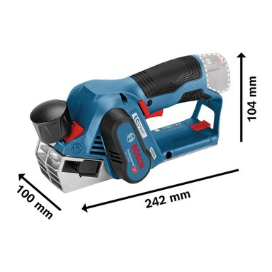 CEPILLO BOSCH GHO 12V-20 ACERO INALÁMBRICO HEAVY DUTY SIN BATERÍA - 3