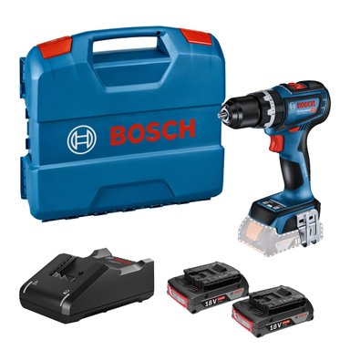 TALADRO BOSCH PERCUTOR GSB 18V 90 C 12 BRUSH COMPLETO