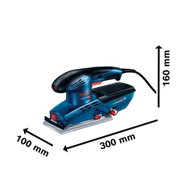 LIJADORA BOSCH GSS 23 AE 190 WATTS ORBITAL PROFES EASY FIT - 2