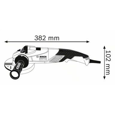 AMOLADORA 4-1/2(115MM) GWS 18-125 PL BOSCH 1800 WATTS ALEMÁN - 2