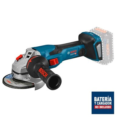 ESMERIL AMOLADORA BRUSH. BITURBO BOSCH GWS 18V-15 C/SIN BAT.