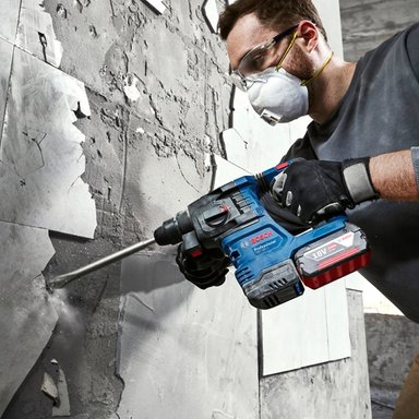 ROTOMARTILLO SDS PLUS 18V BRUSHLESS 2 BAT BOSCH GBH 185-LI - 5