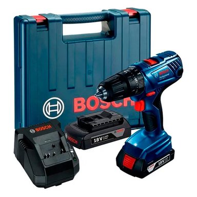 TALADRO PERCUTOR 18V BOSCH GSB 180 V LI 54 NM + BAT. Y CARG.