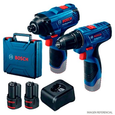 COMBO DE TALADRO PERC. GSB 120 + LLAVE IMPACTO GDR 120 BOSCH