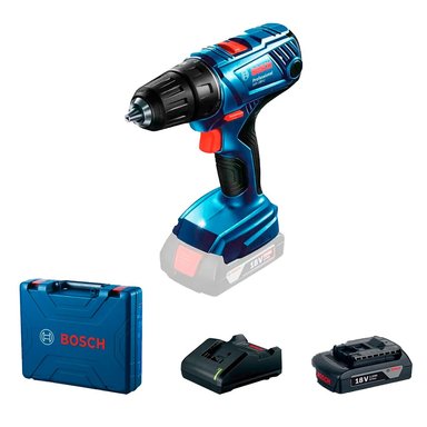 TALADRO ATORNILLADOR INALÁM. BOSCH GSR 180 LI + 1 BAT Y CARG